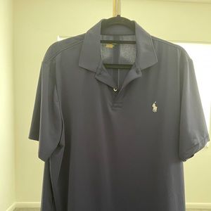 Polo Ralph Lauren Performance Golf Shirt Size Large Navy